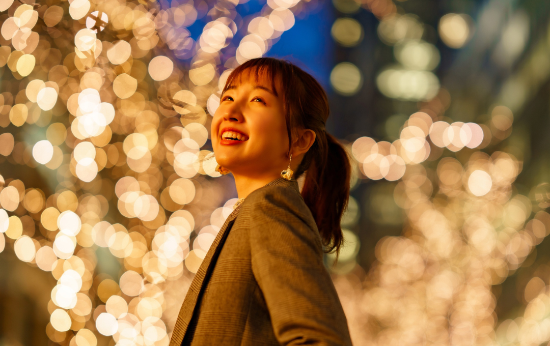 Holiday lights near apartments in San Marcos TX